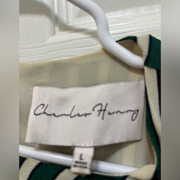 Charles Henry Striped Dress Size Large - Picture 4 of 5